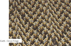 Alfombra Circus Fringe de Naturtex