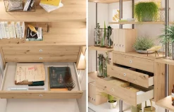 Armario a medida de puertas plegables con frente en cristal lacado de Lagrama