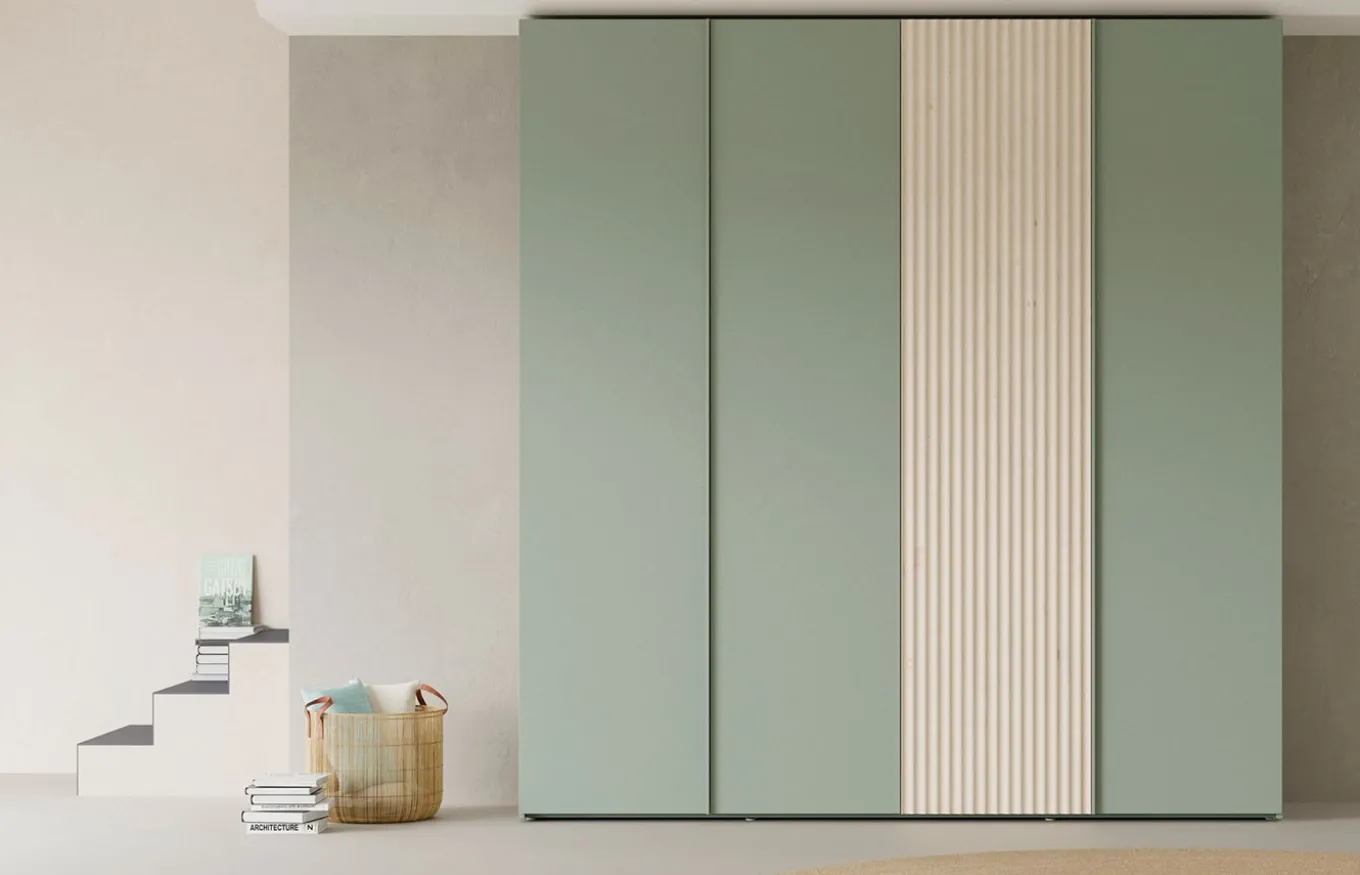 Armario a medida de puertas plegables con frente Ona de Lagrama