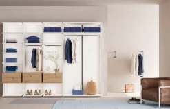 Armario vestidor a medida abierto de Lagrama