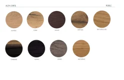 Cama con base tapizada Wood de Altacorte