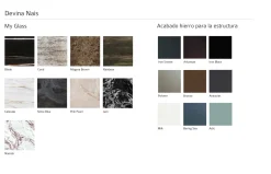 Cama con cabecero tapizado Chloe de Devina Nais