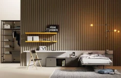 Cama individual base plana de Lagrama