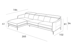 Chaiselongue modelo 6040 de Ángel Cerdá