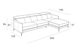 Chaiselongue modelo 6040 de Ángel Cerdá