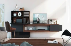 Estantería escritorio mueble Tv Qubic 2.0 modelo 34 de Piñero y Cabrero