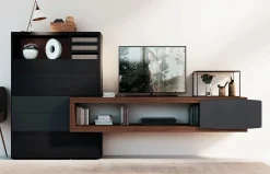Estantería escritorio mueble Tv Qubic 2.0 modelo 34 de Piñero y Cabrero