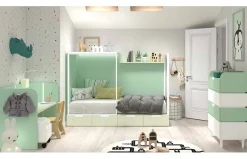 Habitación infantil con cama nido Style 42 de Montes