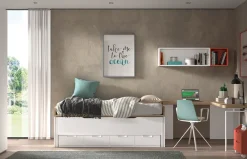 Habitación infantil juvenil con Compacto bicama F-008 de Glicerio Chaves
