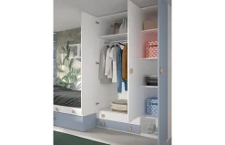 Habitación infantil juvenil con cama modular F-156 de Glicerio Chaves