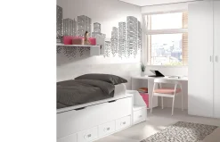 Habitación infantil juvenil con Compacto bicama F-016 de Glicerio Chaves