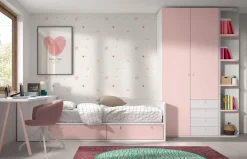 Habitación infantil juvenil con Compacto nido F-114 de Glicerio Chaves
