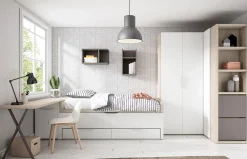 Habitación juvenil 22 con bicama de Lan Mobel