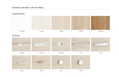 Habitación juvenil 15 con cama compacto de Lan Mobel