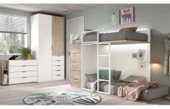 Habitación juvenil con cama tren Style 36 de Montes