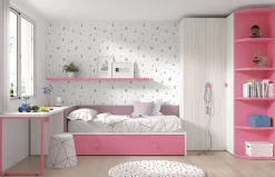 Habitación juvenil con cama nido 01 de Ros