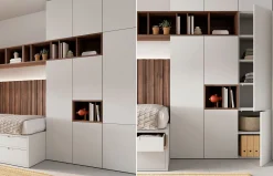 Habitación juvenil con cama compacto 33 Flow de Jotajotape