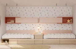 Habitación juvenil con cama cubo 06 Flow de Jotajotape