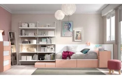 Habitación juvenil con cama cubo Style 28 de Montes