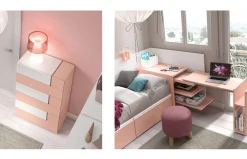 Habitación juvenil con cama cubo Style 28 de Montes