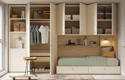 Habitación juvenil con cama cubo 11 Flow de Jotajotape