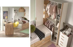 Habitación juvenil con compacto Style 13 de Montes