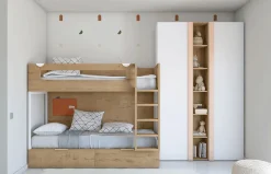 Habitación juvenil con litera VITA 18 de Jotajotape