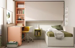 Habitación juvenil Up&Down 16 con cama abatible alta de Jotajotape