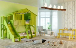 Litera casita con tobogán de Mathy by Bols