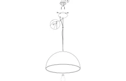 Lámpara colgante Gaetano de Eglo