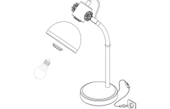 Lámpara de sobremesa Lubenham de Eglo