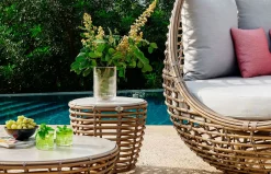 Mesa auxiliar exterior para jardín Faber de Skyline