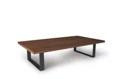 Mesa de centro Qubic 2.0 modelo dos patas metal de Piñero y Cabrero