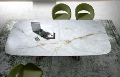 Mesa de comedor Alf Wood Keramic de Nacher