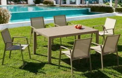 Mesa de comedor de exterior Faro de Arkimueble