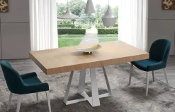 Mesa de comedor extensible Six Madera