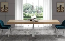 Mesa de comedor extensible Six Madera