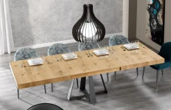 Mesa de comedor extensible Six Madera