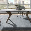 Mesa de comedor extensible Lin Keramic de Nacher