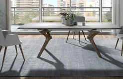 Mesa de comedor extensible Lin Keramic de Nacher