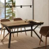 Mesa de comedor extensible X de Baixmoduls