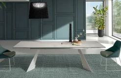 Mesa de comedor extensible Kiv Keramic de Nacher