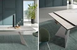 Mesa de comedor extensible Kiv Keramic de Nacher