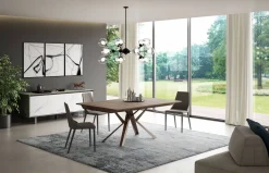 Mesa de comedor extensible Lungo Largo de Easyline