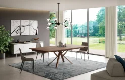 Mesa de comedor extensible Lungo Largo de Easyline