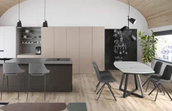 Mesa de comedor extensible porcelánico 1096 de Ángel Cerdá