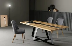 Mesa de comedor fija Double de AltaCorte