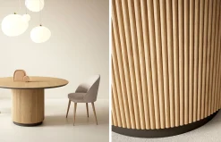 Mesa de comedor fija Ipanema Pombo de Rodri Diseño