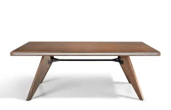 Mesa de comedor fija madera nogal 1080 de Ángel Cerdá