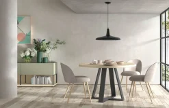 Mesa de comedor redonda 111 de Kazzano